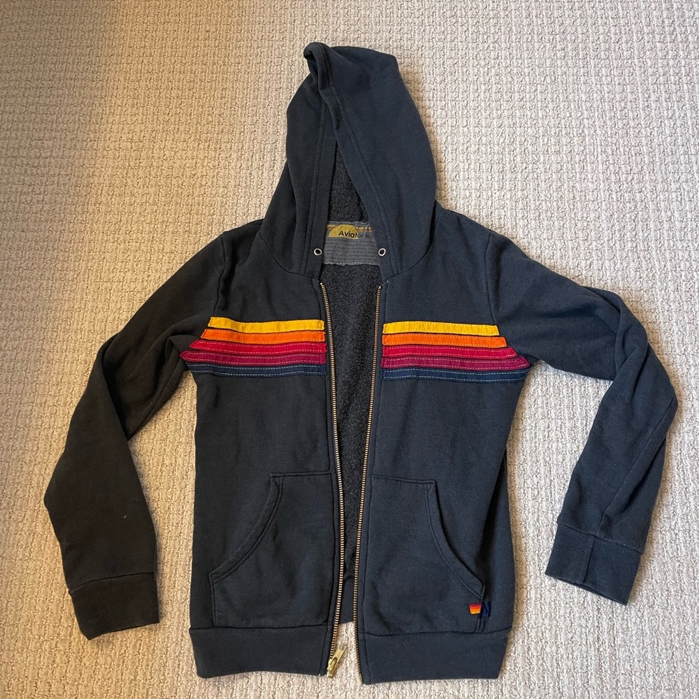 Kids Aviator Nation Zip-Up Hoodie